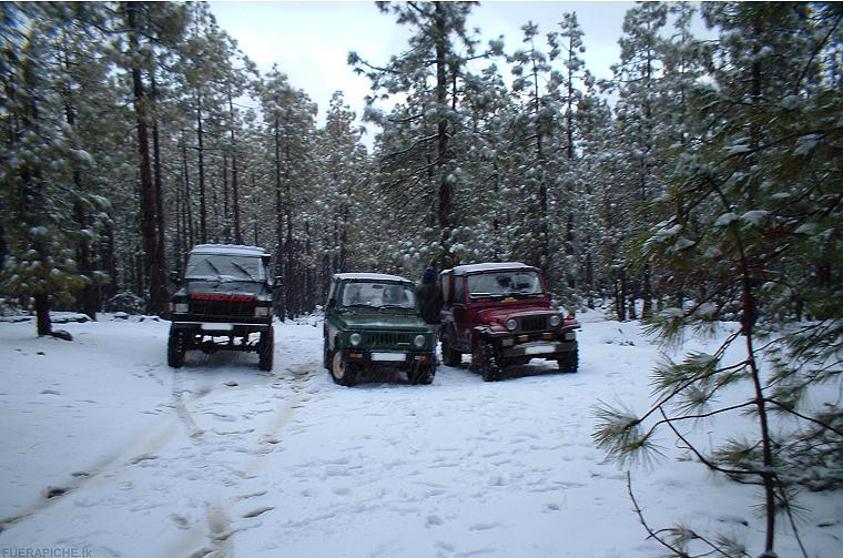 Nieve en Tenerife 4x4